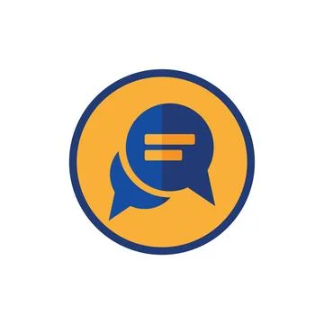 Chat related icon Ilustración de archivo