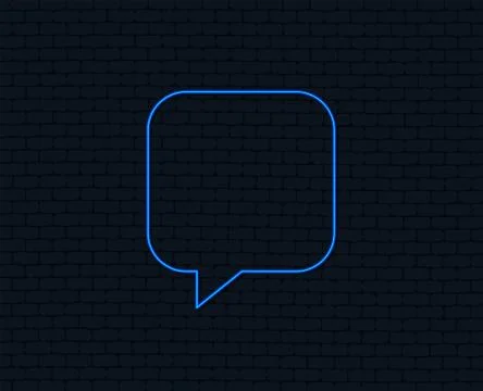 Chat sign icon. Speech bubble symbol. Stock Illustration