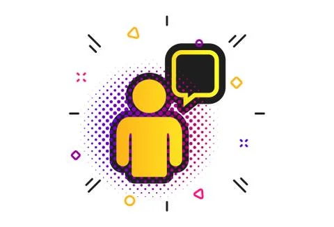 Chat sign icon. Speech bubble symbol. Vector Illustrazione stock