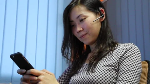 Chat on smartphone Stock Footage 56252125