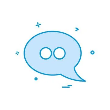 Chat sms comment talk icon vector design Ilustración de archivo