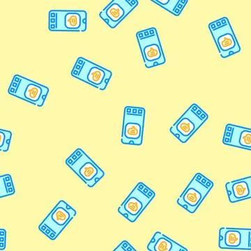 Chat social media vector seamless pattern 스톡 일러스트