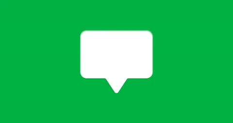 Chat, speech bubble animation. Motion graphic design. Alpha channel. Stock Footage 164113715