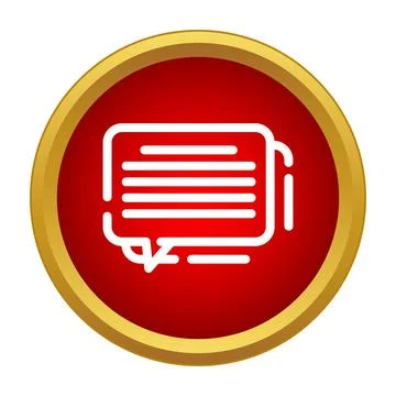Chat speech bubble icon communication message concept イラスト素材
