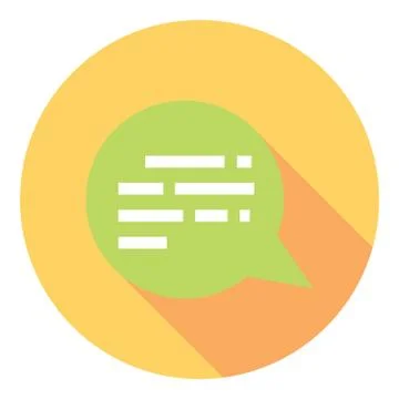 Chat Speech Bubble Stock Illustration