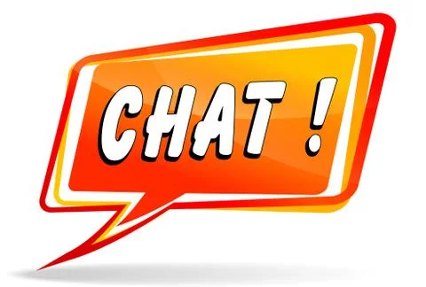 Chat speech Stock Illustration