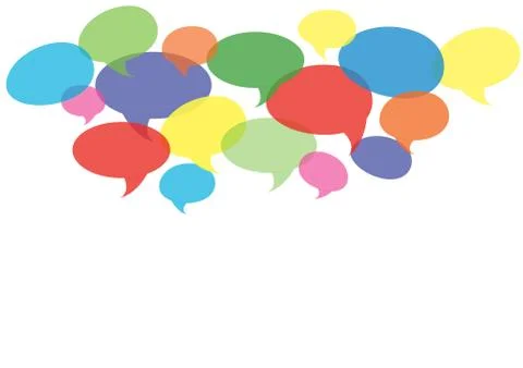 Chat symbol , communication background Stock Illustration