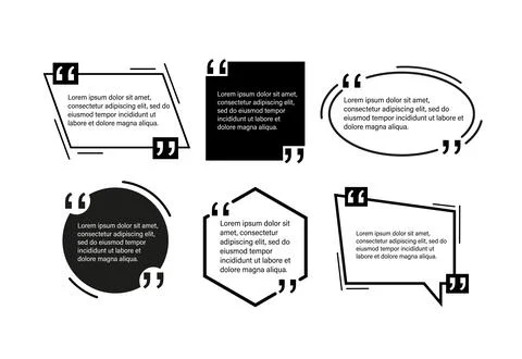 Chat talk bubble icon logo vector. Message icon. Quote on white background Stock Illustration