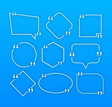 Chat talk bubble icon logo vector. Message icon. Quote on white background 스톡 일러스트