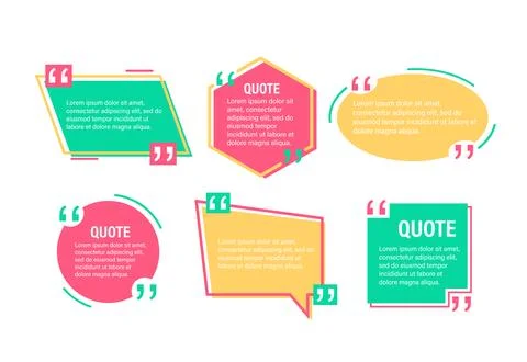 Chat talk bubble icon logo vector. Message icon. Quote on white background Stockillustratie