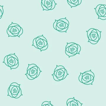 Chat testimonial customer line seamless pattern Illustrazione stock