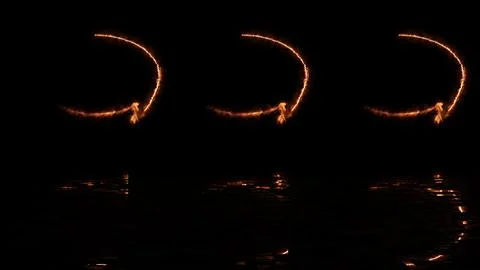 Chat typing bubble message icon 3 animated black bg. Neon typing reflective.. Stock Illustration