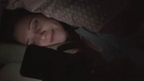 Chat Under The Blanket Stock Footage 144644303