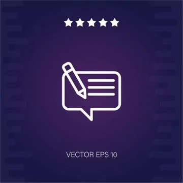 Chat vector icon Stock Illustration