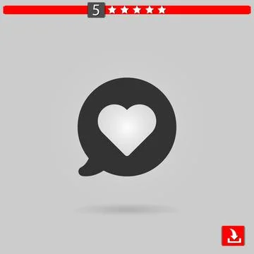 Chat vector icon Stock Illustration