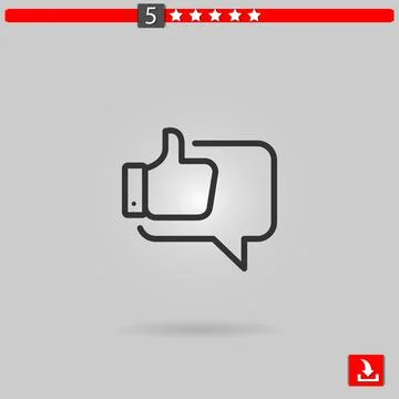 Chat vector icon Stock Illustration