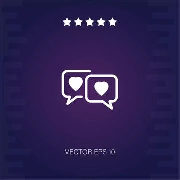 Chat vector icon Stock Illustration