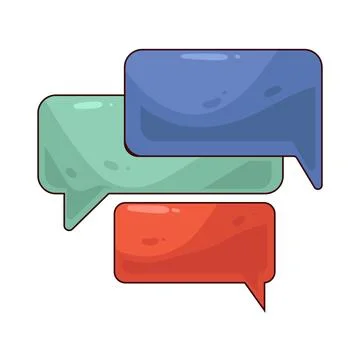Chat Window illustration 스톡 일러스트