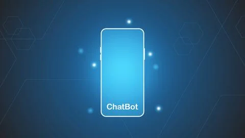 Chatbot Ai artificial intelligence technology hitech concept. Stock Illustration