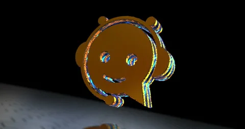 Chatbot ai assistant 3d symbol spectacular Vidéo 344373629
