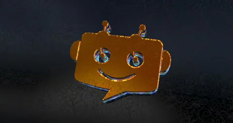 Chatbot ai assistant symbol 3d spectacular animation Vidéo 344658012