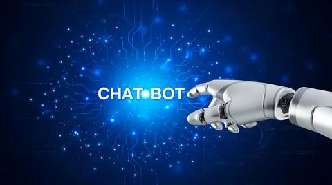 Chatbot are assistant conversation for provide access to data growth of bus.. Illustrazione stock