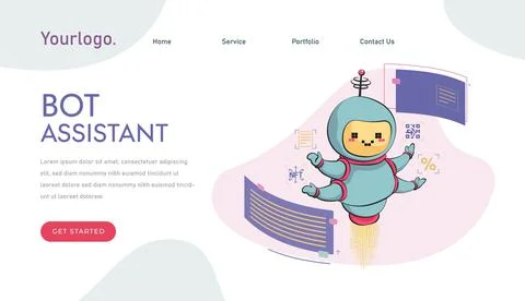 Chatbot artificial intelligence, artificial intelligence rules metaphors. vir Stock Illustration