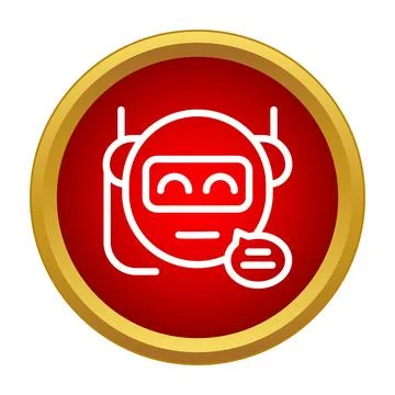 Chatbot artificial intelligence assistant providing customer service commun.. Stock Illustration