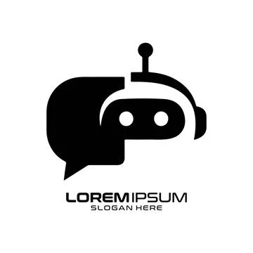 Chatbot Assistant Logo Tech Support イラスト素材