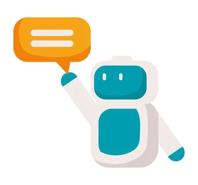 Chatbot assistant virtual Stock Illustration