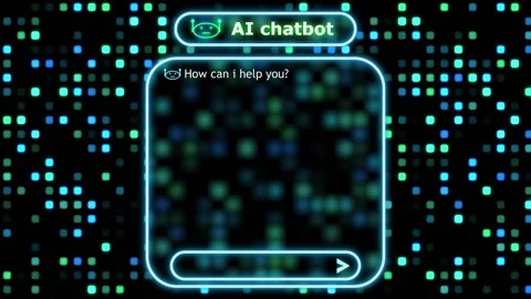 Chatbot Chat animation clip 스톡 동영상 254937763