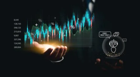Chatbot conversation Ai Artificial Intelligence technology online customer .. 스톡 사진