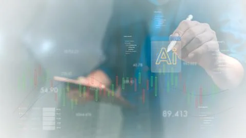 Chatbot conversation Ai Artificial Intelligence technology online customer .. Stock Photos