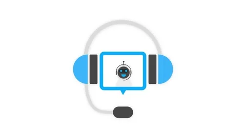 Chatbot icon concept, chat bot or chatterbot. Robot Virtual Assistance Of Stock-Footage 156580591