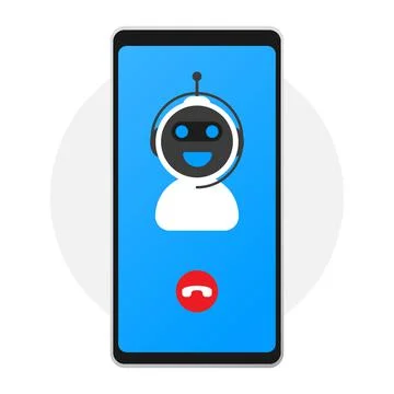 Chatbot icon concept, chat bot or chatterbot. Robot Virtual Assistance Of Web Stock Illustration