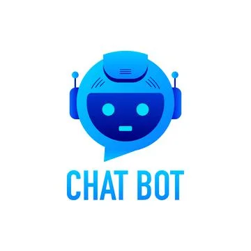 Chatbot icon concept, chat bot or chatterbot. Robot Virtual Assistance Of Illustrazione stock