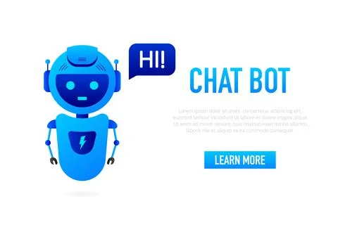 Chatbot icon concept, chat bot or chatterbot. Robot Virtual Assistance Of Illustrazione stock