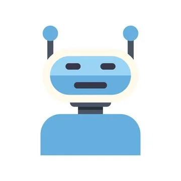 Chatbot robot for artificial intelligence technology communication 스톡 일러스트