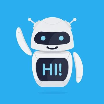 Chatbot robot concept. Stock Illustration