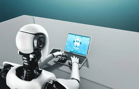 Chatbot software application for modish online business 스톡 일러스트
