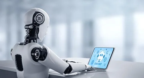 Chatbot software application for modish online business 스톡 일러스트