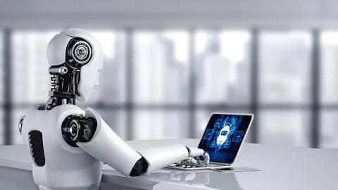 Chatbot software application for modish online business 스톡 사진