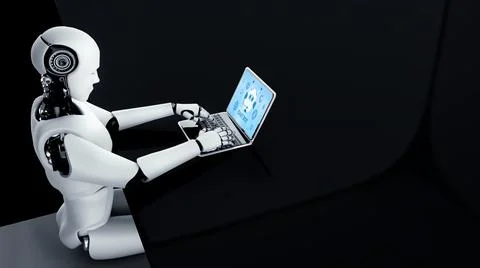 Chatbot software application for modish online business 스톡 사진