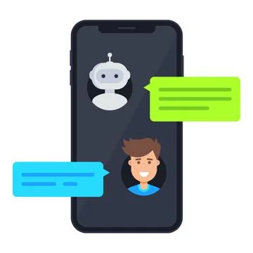 Chatbot vector illustration concept Stock Illustration