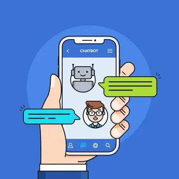Chatbot vector illustration concept Stock Illustration