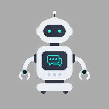 Chatbot in vector illustration Stock Illustration