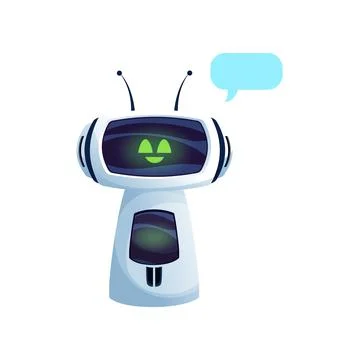 Chatbot virtual AI service support robot chat bot Illustrazione stock