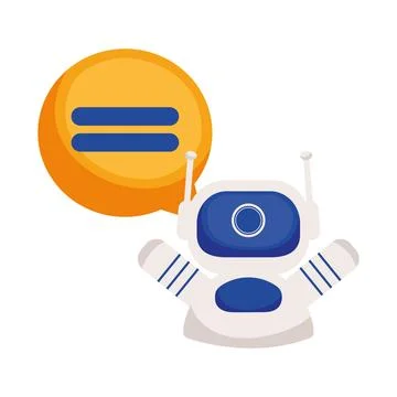 Chatbot virtual assistant illustration Ilustração Stock