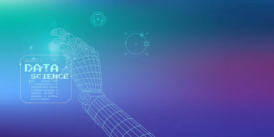 Chatbots and big data: how Artificial Intelligence Learns to understand us Illustrazione stock