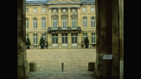Chateau and Forest in Compiegne-Super 8-Paris Stock Footage 128578087